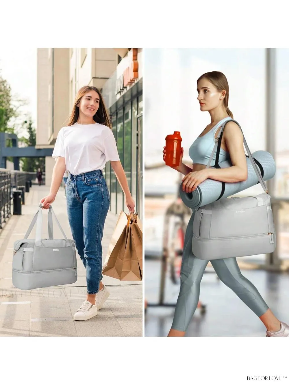 BagForLove - Weekend Getaway Bag For Women Featuring A Wet Pocket