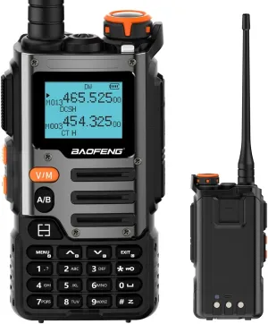 BAOFENG K68 Tri-Band Long Range Handheld Ham Radio with Copy Frequency,Type-C Charging NOAA Weather Radio and 999 Channels