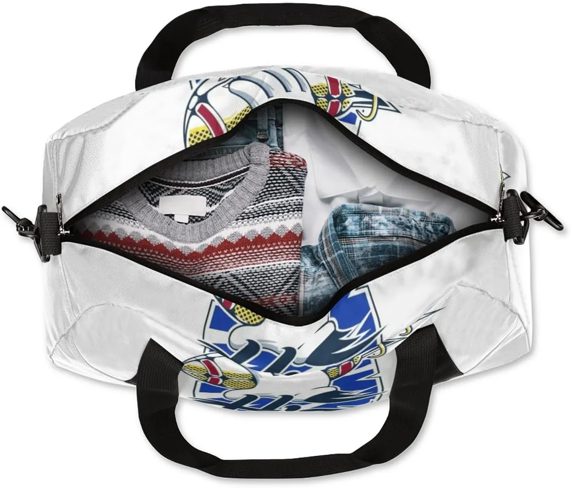 BaseBall Sport Kids Duffel Overnight Bag Boys, Ball Waterproof Gym Sports Duffle Bag Teen Personalized Travel Gymnastic Weekender Bag Custom Carry on Toe Bag for Boys