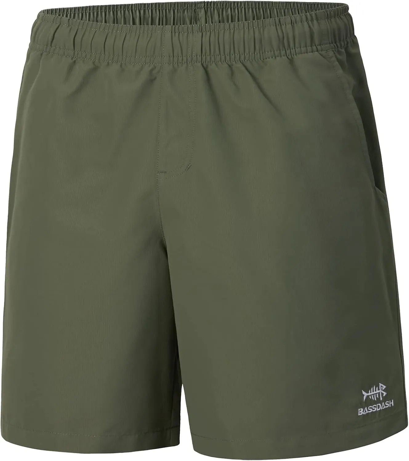 BASSDASH Men's 8''Fishing Water Shorts Quick Dry UPF 50  Lightweight Cargo Hiking Kayaking Casual Bottom