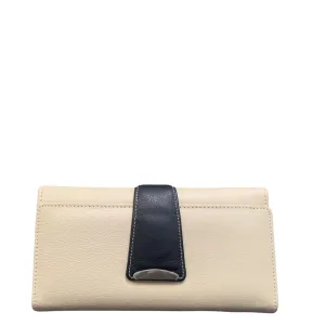 Beige Multicoloured Ladies Wallet - ZMLW036C