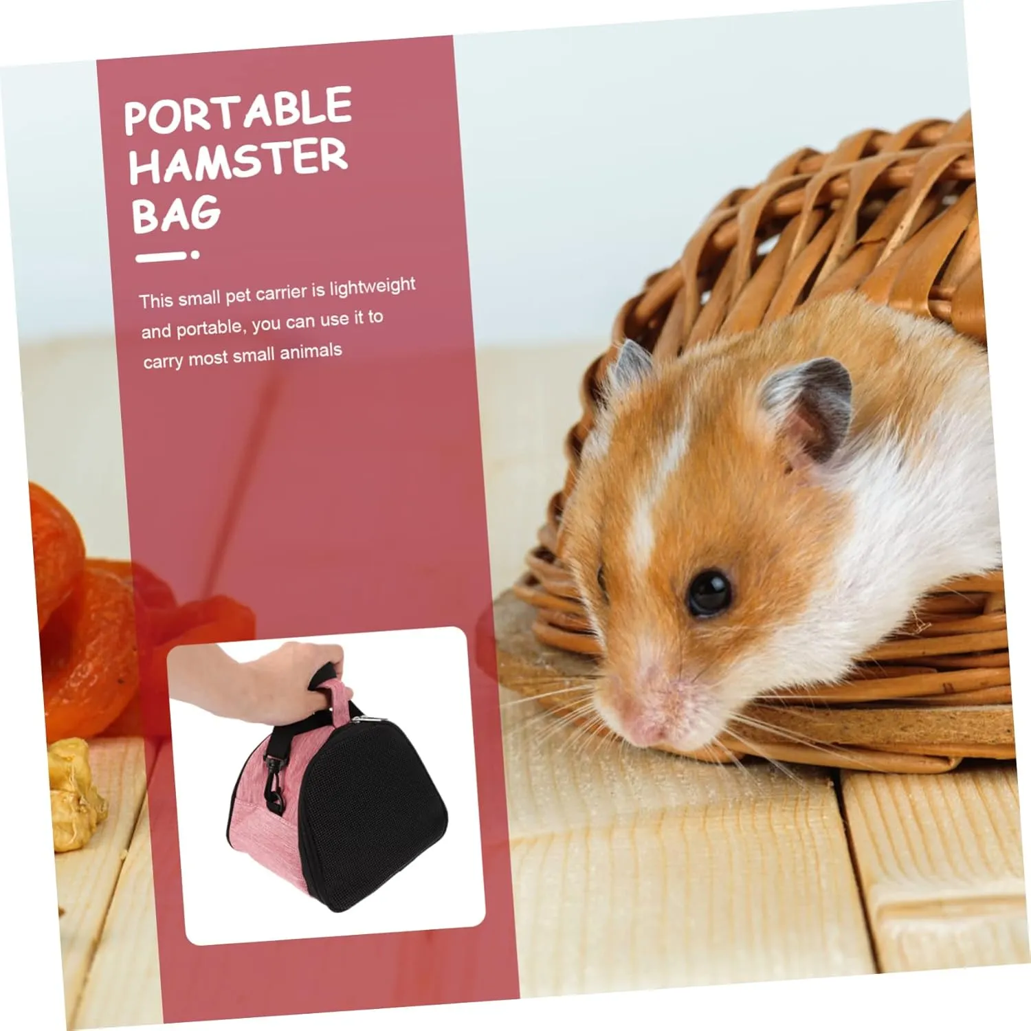 BESPORTBLE 3pcs Hamster Backpack Breathable Mesh Carrier for Small Pets Guinea Travel Bag