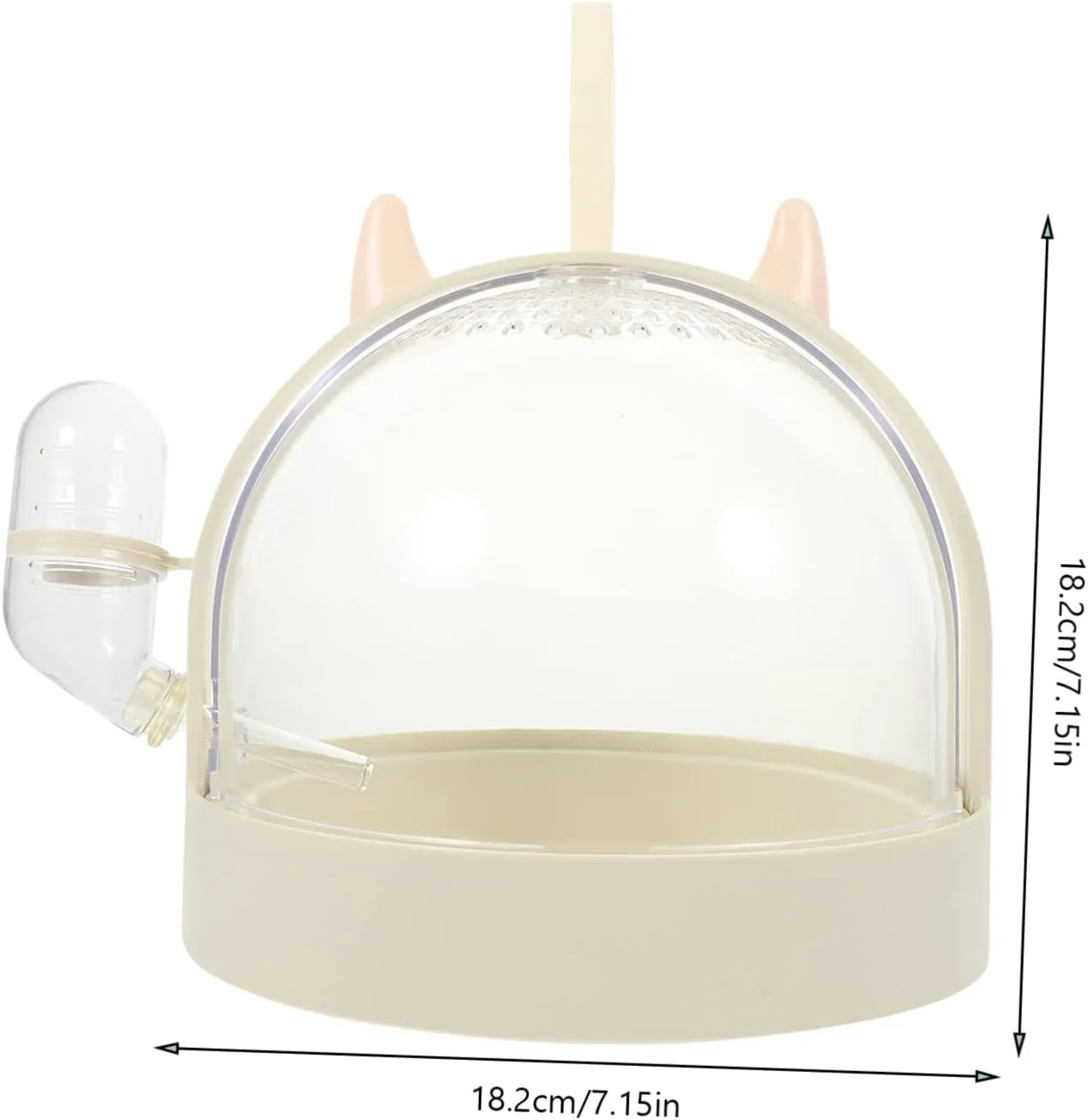 BESPORTBLE Hamster Travel Case Portable Outdoor Carrier Mesh Ventilation for Small Pets