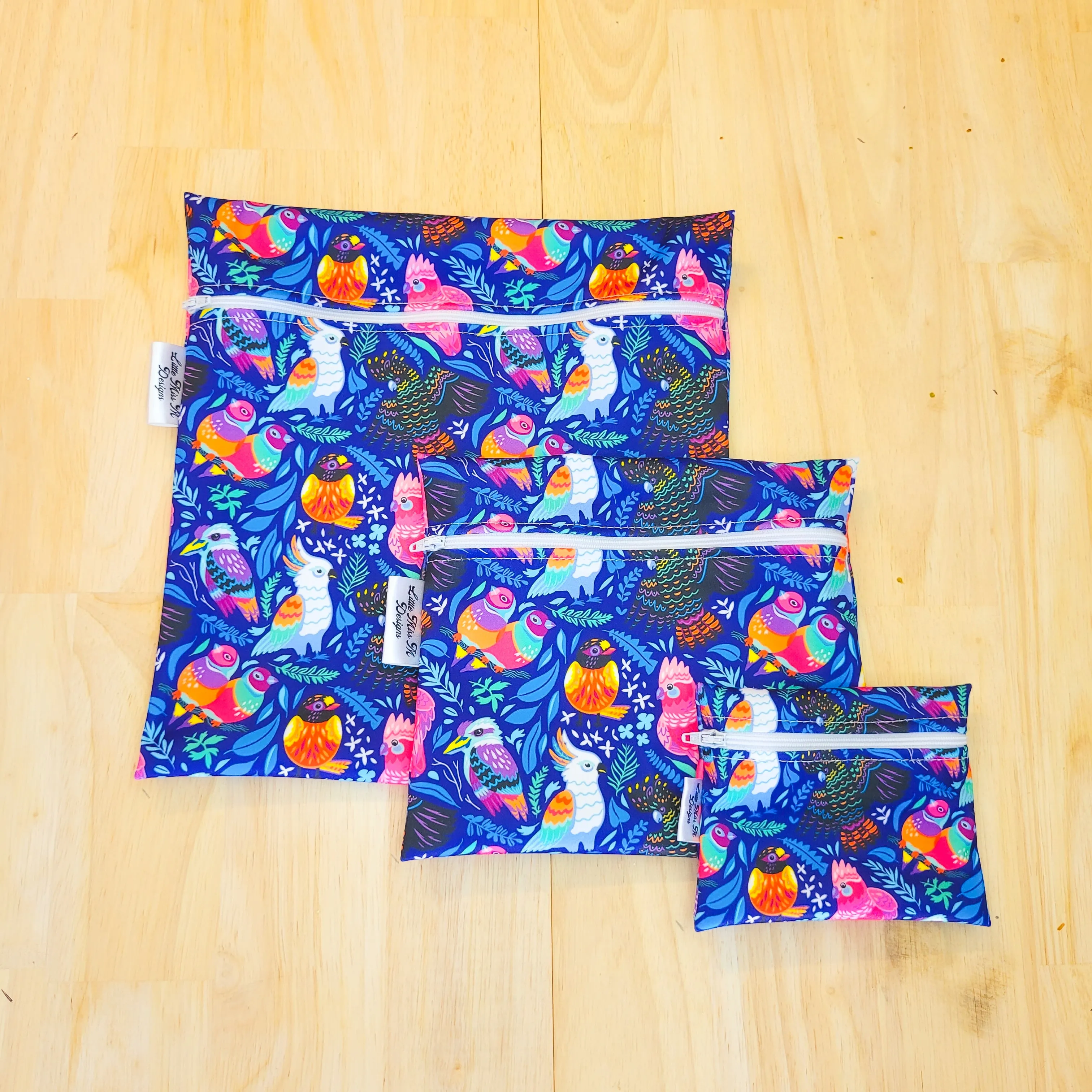 Birds of Australia  Limited Edition Snack / Wet Bag