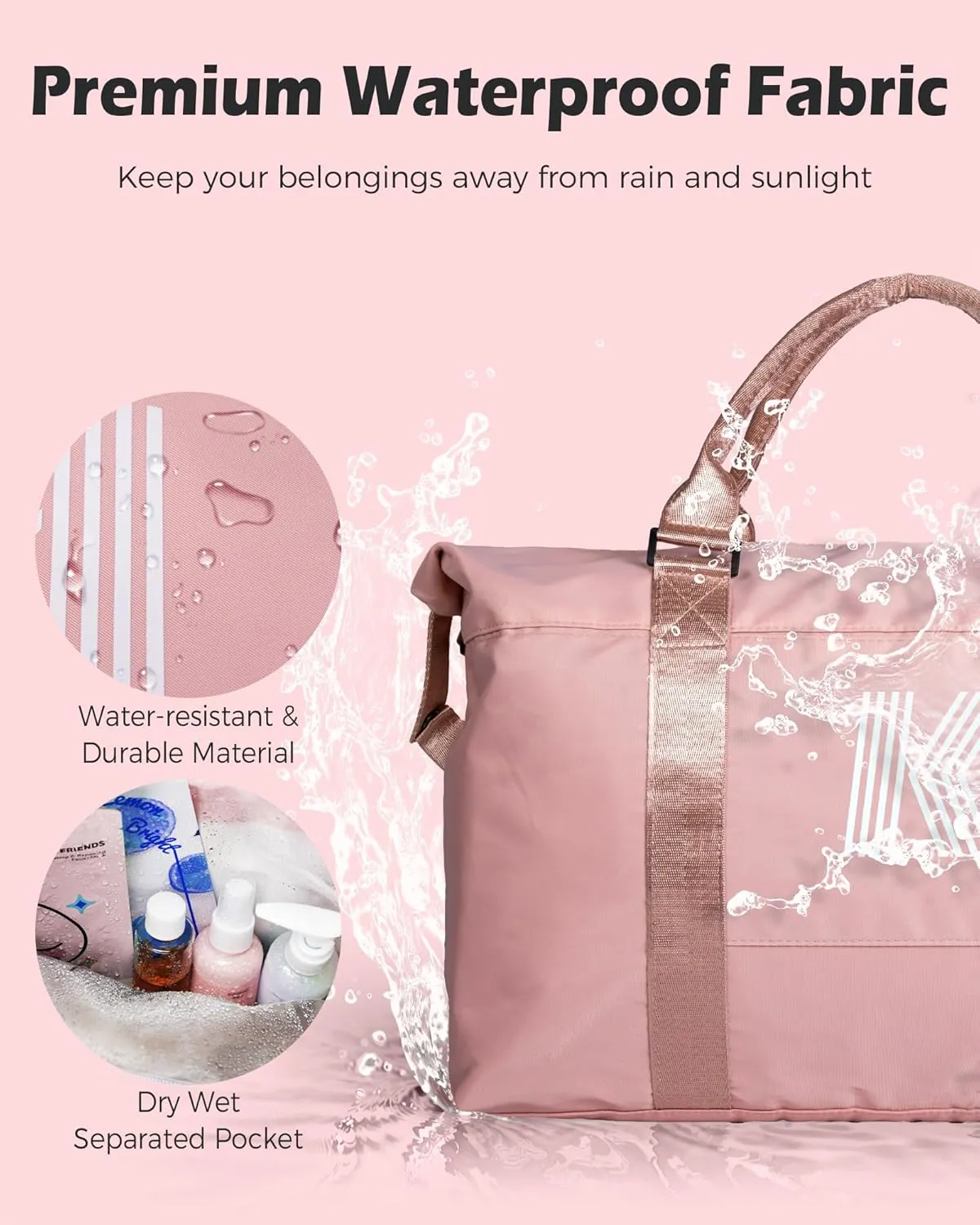 Birthday Gifts for 6 7 8 9 10 Year Old Girls, Initial Travel Duffel Bag, Weekender Bag，Monogram Overnight Bag Wedding Girlfriend Birthday Gifts for Women Gifts for Teen Girls (Letter W)