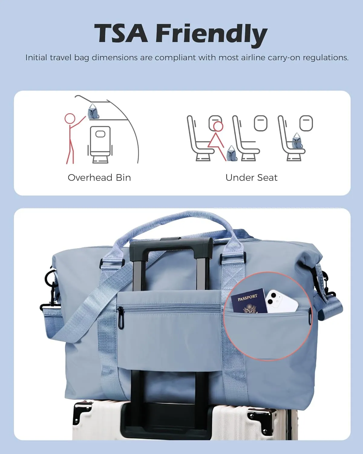 Birthday Gifts for Women, Initial Travel Duffel Bag, Duffel Bag,Personalized Weekender Bag，Monogram Overnight Bag Wedding Girlfriend Birthday Gifts for Women Gifts for Teen Girls (Letter W)