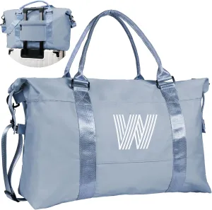Birthday Gifts for Women, Initial Travel Duffel Bag, Duffel Bag,Personalized Weekender Bag，Monogram Overnight Bag Wedding Girlfriend Birthday Gifts for Women Gifts for Teen Girls (Letter W)