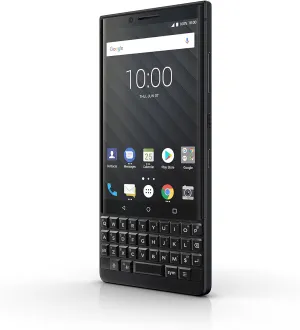 BlackBerry KEY2 64GB (Single-SIM, BBF100-1, QWERTY Keypad) (GSM Only, No CDMA) Factory Unlocked SIM-Free 4G/LTE Smartphone - International Version (Black) - No warranty in the USA (Renewed)