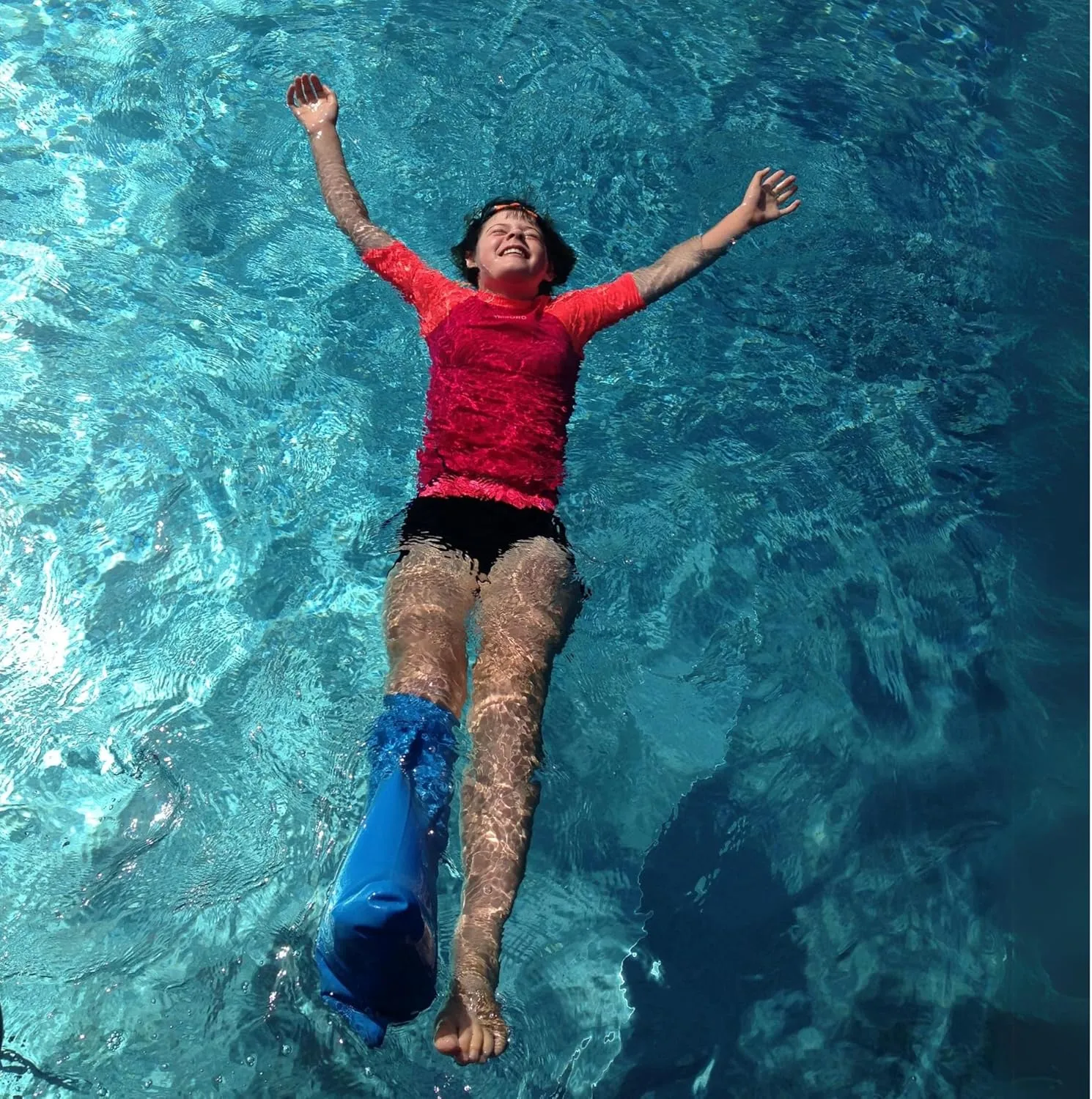 Bloccs 100% Waterproof Cast Covers for Shower Leg Kids- Swim Cover, Cast Bag for Bath. Durable Cast Sleeve for Swimming - #CL78-S Small