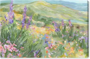Blooming Fields Canvas Spring Color Prints, Gallery Wrapped, 15 x 10