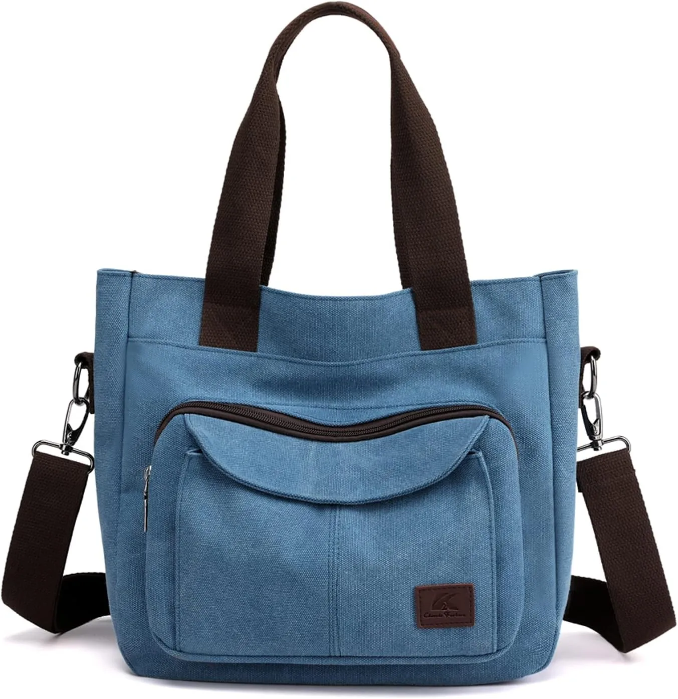 Blostirno Women's Casual Tote Purse Bag Shoulder Crossbody Large Capacity Nylon Top Handle Daily Handbag Work Bags