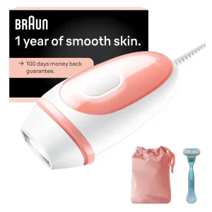 Braun IPL at Home Laser Hair Removal for Women and Men, Silk Expert Mini PL1014 with Venus Razor, Long-Lasting Hair Reducation in Hair Regrowth for Body & Face, Corded