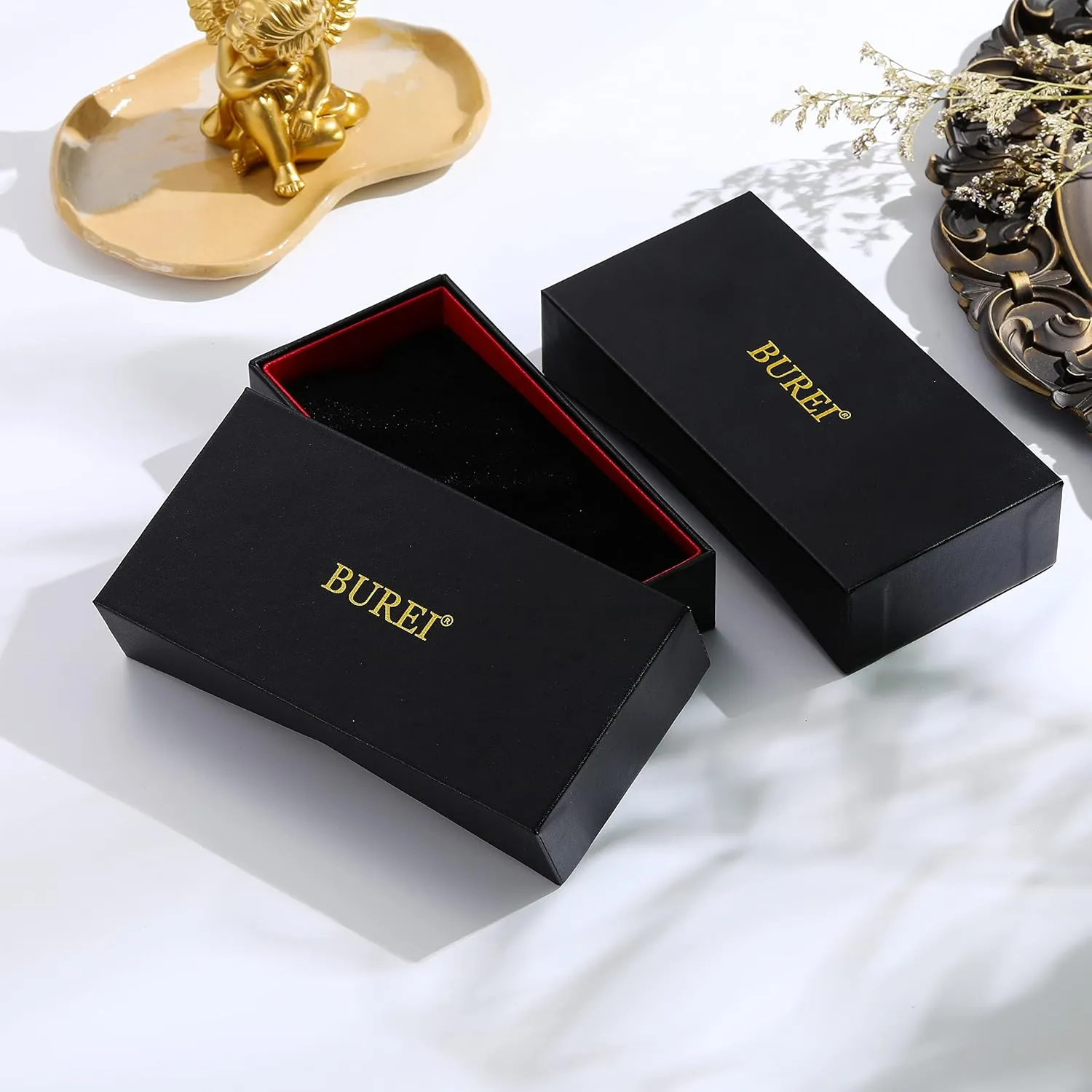 BUREI Men's Luxury Automatic Watch Fashion Waterproof Mechanical Watch, Adjustable Stainless Steel Two Tone Strap,Gift for Men