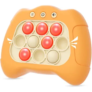 Byserten Handheld Game for Kids 6-12 Years Old with Lights and Sounds, Sensory Fidget Toy for Kids 8-12 Years Old, Birthday Gift for 6 7 8 9 Year Old Girls & Boys & Teens, Orange