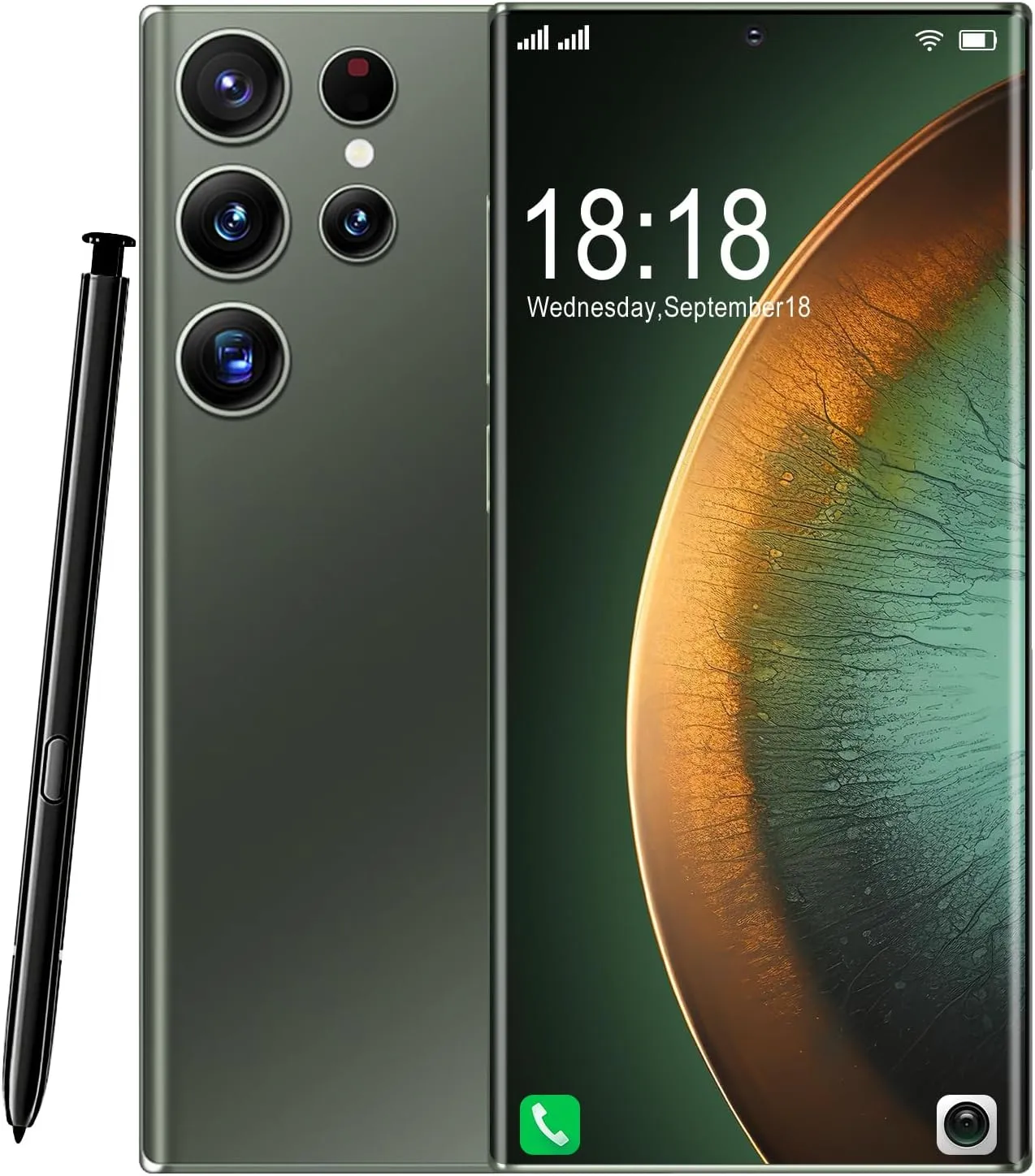 C24U andorid Phones，6800mah Cell Phone.(Dark Colored)