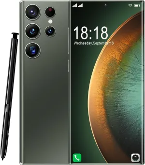 C24U andorid Phones，6800mah Cell Phone.(Dark Colored)