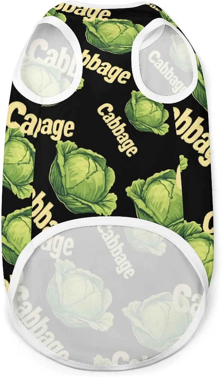Cabbage Pet Clothes Funny Puppy Dog Vest Sleeveless Pets Shirts Jacket for Small Medium Dogs Cat M