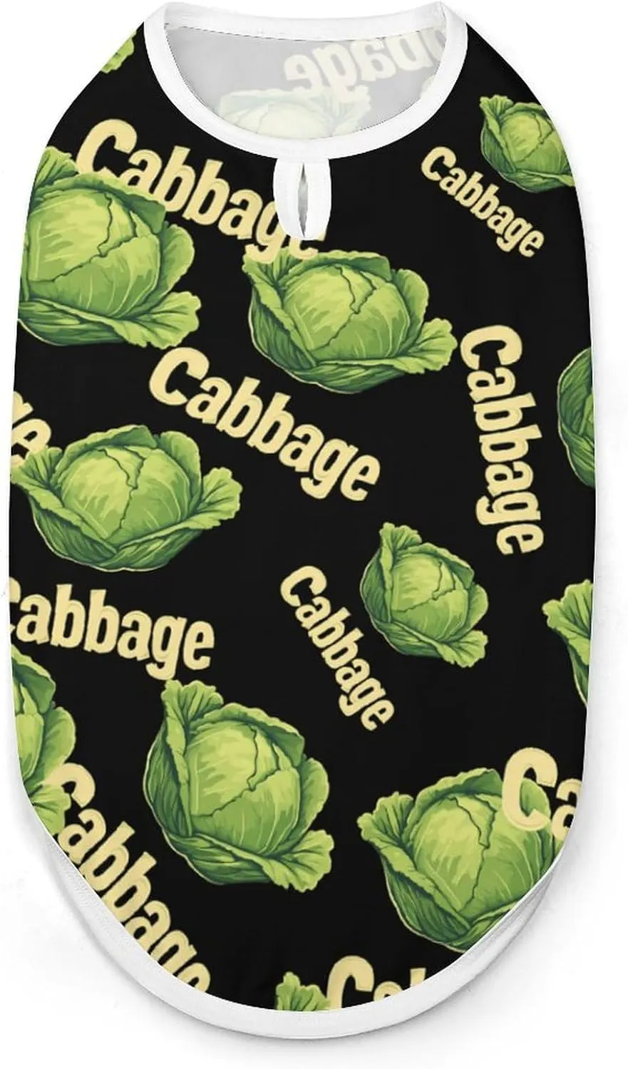 Cabbage Pet Clothes Funny Puppy Dog Vest Sleeveless Pets Shirts Jacket for Small Medium Dogs Cat M