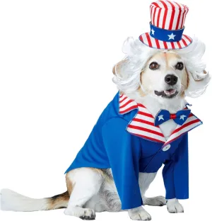 Calico, Uncle Sam Pet Costume X-Small