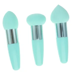 CANIGHT Beauty Mushroom Sponge 3pcs Makeup Pen Set Concealer Brush Cosmetic Wedges Sponges Dry Wet Cosmetic Brush Long-lasting Makeup Tool