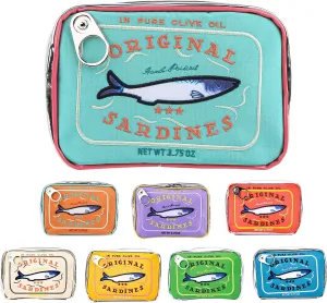 Canned Sardines Makeup Bag, Canned Sardines Style Toiletry Bag Cute Travel Bag Creative Cute Makeup Bag Aesthetic Toiletry Bag for Women