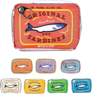 Canned Sardines Makeup Bag, Canned Sardines Style Toiletry Bag Cute Travel Bag Creative Cute Makeup Bag Aesthetic Toiletry Bag for Women