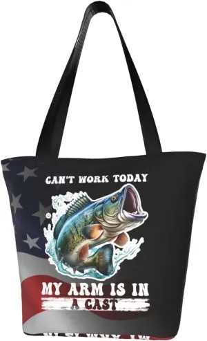 Can'T Work Today My Arm Is In A Cast Fashion Shoulder Bag Large Capacity For Man Or Woman