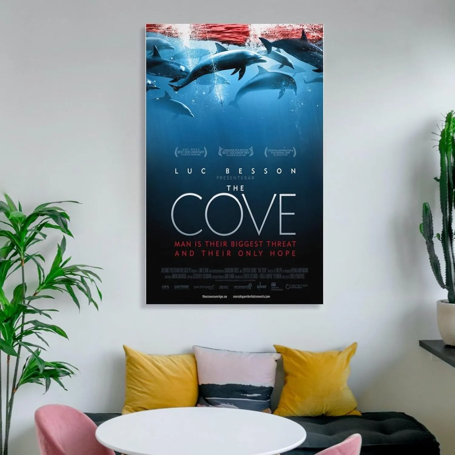 Canvas Movie Poster,The Cove,Marine Ecological Protection Documentary (5) Poster Cool Artworks Painting Wall Art Canvas Prints Hanging Picture Home Decor Posters 12x18inch(30x45cm)