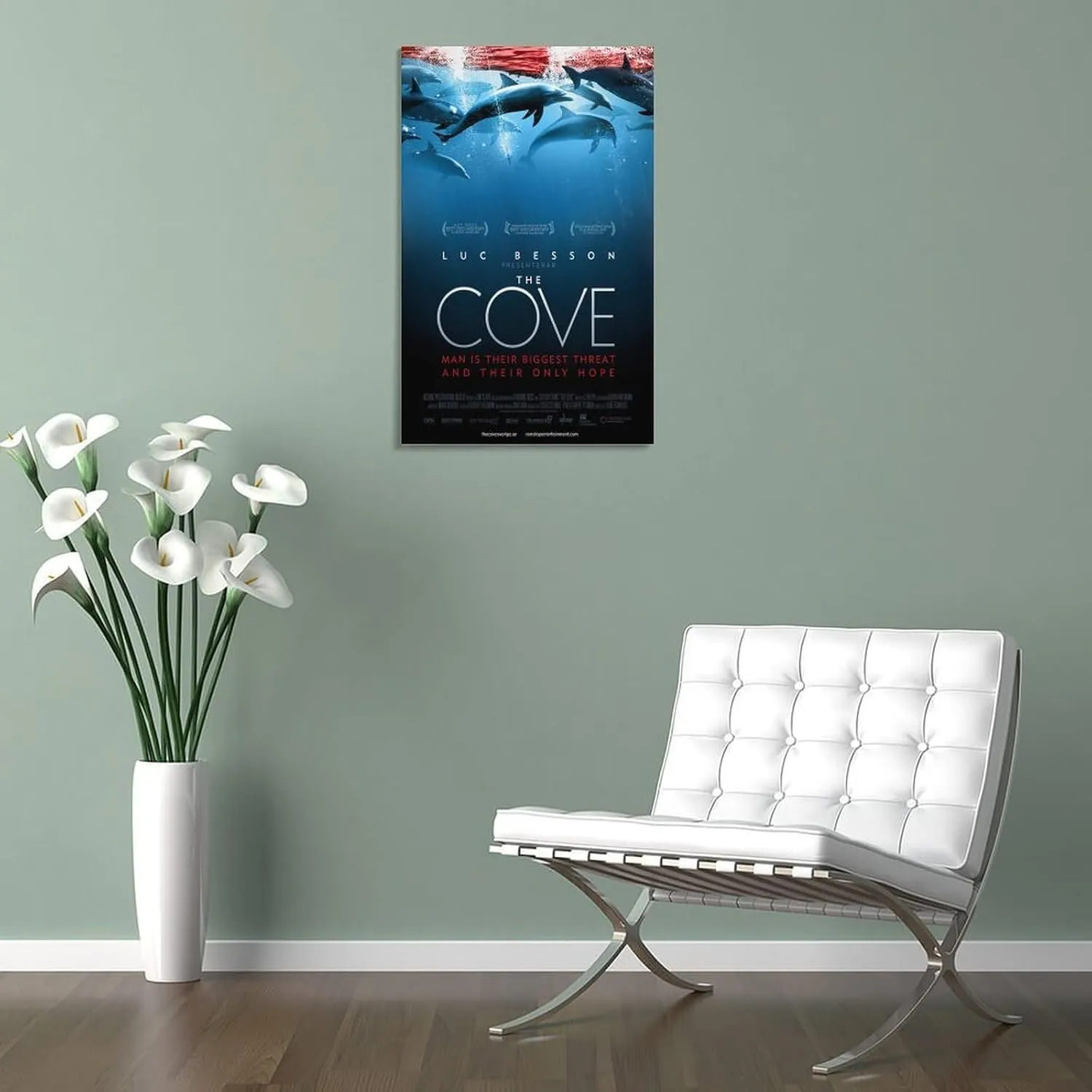 Canvas Movie Poster,The Cove,Marine Ecological Protection Documentary (5) Poster Cool Artworks Painting Wall Art Canvas Prints Hanging Picture Home Decor Posters 12x18inch(30x45cm)