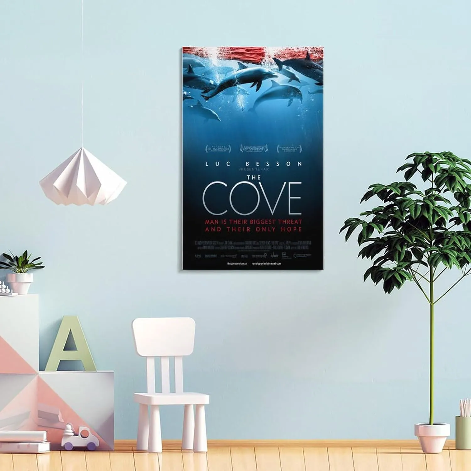 Canvas Movie Poster,The Cove,Marine Ecological Protection Documentary (5) Poster Cool Artworks Painting Wall Art Canvas Prints Hanging Picture Home Decor Posters 12x18inch(30x45cm)
