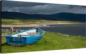 Canvas Wall Art for Living Room Bedroom Brora Beach Big Large Wall Art Decor Framed Painting Wall Pictures Prints Artwork Office
