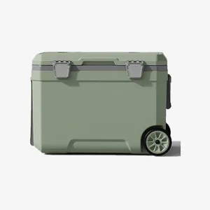 Car Camping Coolers for Nissan Kubistar/Maxima/Micra/NP300/NV250/Primera/Pulsar, Waterproof Portable Cooler, Leak Proof Picnic Insulated Bag, Ultra-Light Premium Ice Chest Box,A-Green-45L