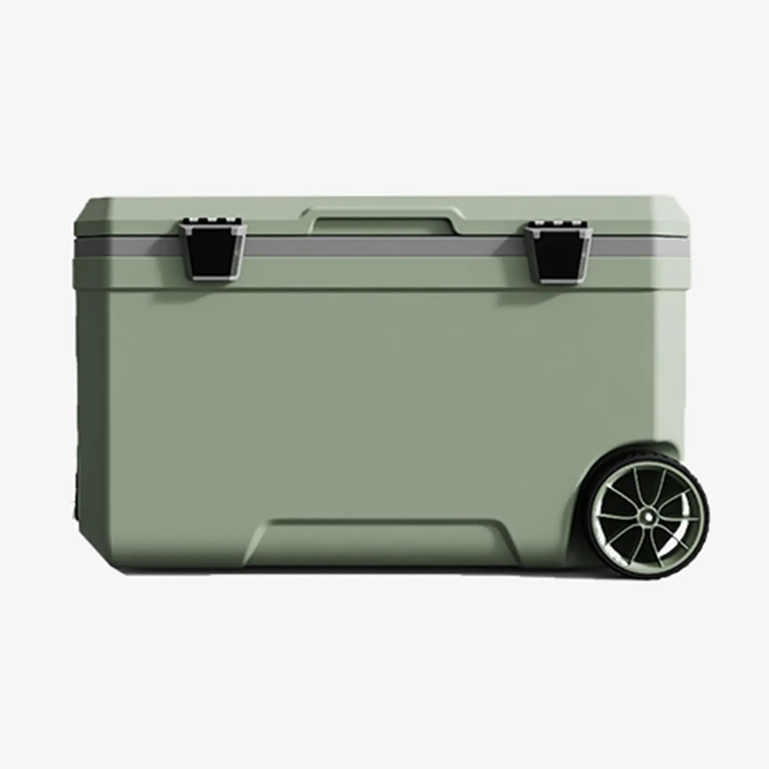 Car Camping Coolers for Vauxhall Mokka/Movano/Viva/Vivaro/VXR8/Zafira/Cavalier, Waterproof Portable Cooler, Leak Proof Picnic Insulated Bag, Ultra-Light Premium Ice Chest Box,A-Green-70L