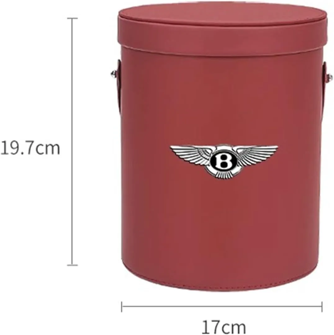 Car Trash Can for Bentley Continental GT Speed/Continental Supersports 2003-2018 Car Storage Bag Multifunction Car Organiser Car & Desktop Trash Cans Car Accessories,Black