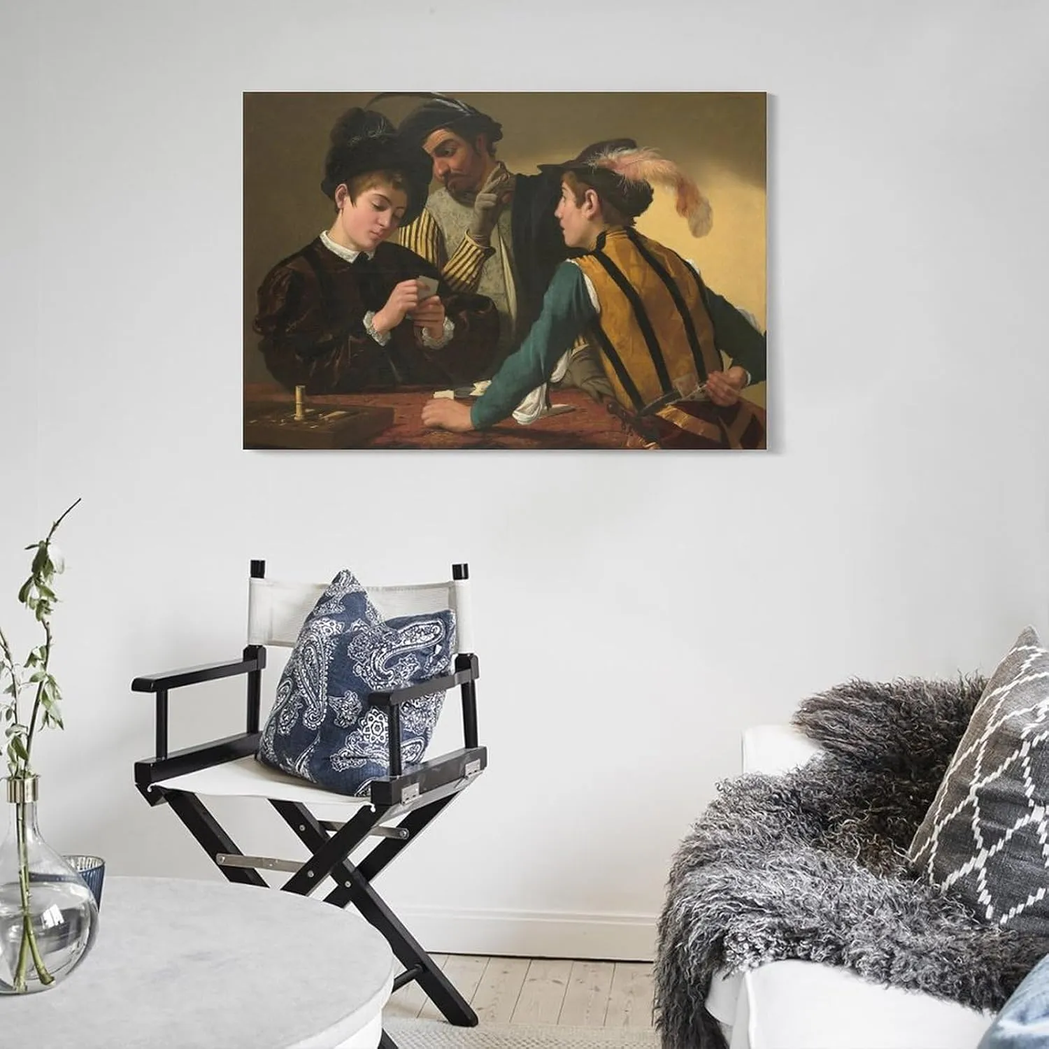 Cardsharps Room Aesthetic Poster Print Art Wall Painting Canvas Posters Modern Bedroom Decor 08x12inch(20x30cm)
