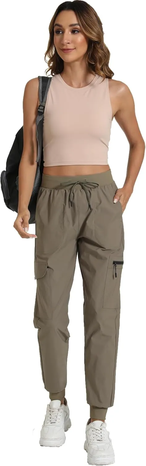 Cargo Pants for Women with Pocket Workout Athletic Joggers Lightweight Casual Travel Outdoor Camping Hiking Pants
