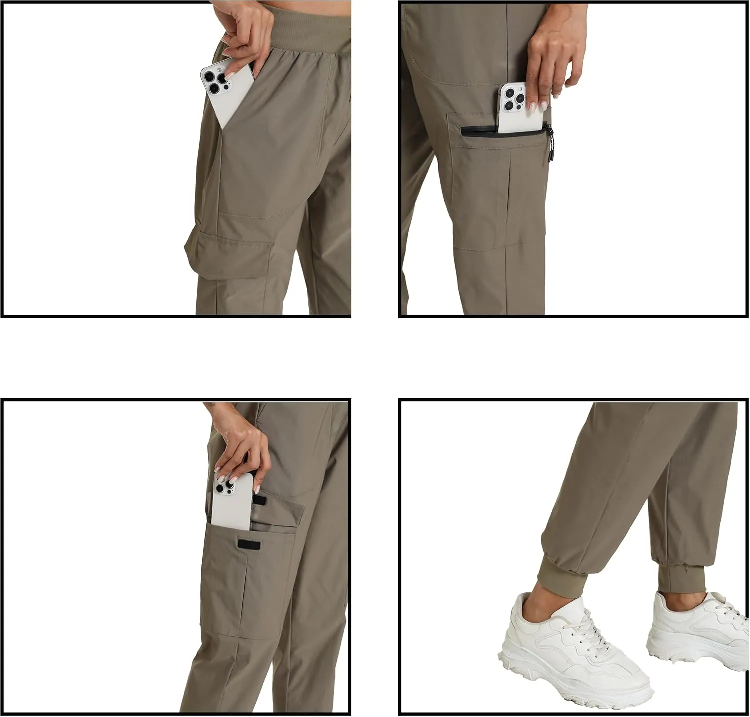 Cargo Pants for Women with Pocket Workout Athletic Joggers Lightweight Casual Travel Outdoor Camping Hiking Pants