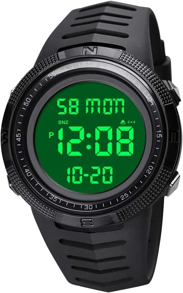 Carlien Mens Quartz Watch Luxury Stainless Steel Mesh Belt Multifunctional Waterproof Wristwatch