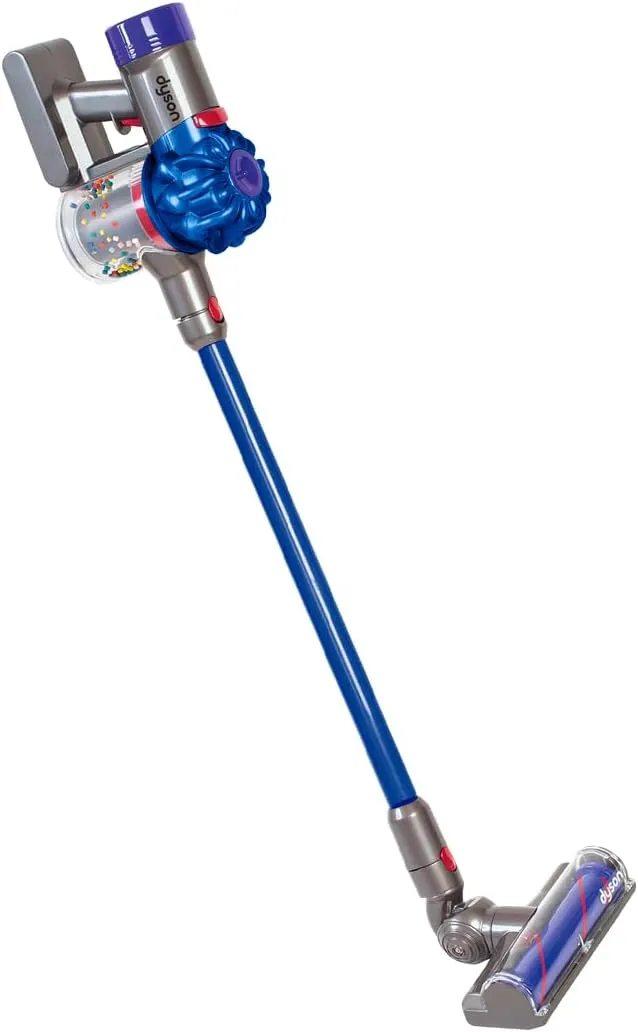 Casdon Dyson Cordless Vacuum Blue | Interactive & Officially Licensed Toy Dyson Vacuum For Children Aged 3  | Realistic Role-Play Fun!