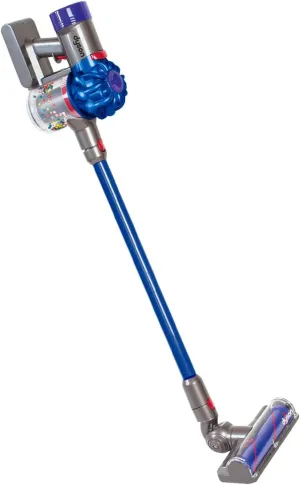 Casdon Dyson Cordless Vacuum Blue | Interactive & Officially Licensed Toy Dyson Vacuum For Children Aged 3  | Realistic Role-Play Fun!