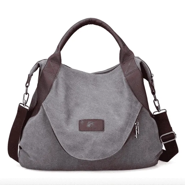 Casual Large Capacity Leather Shoulder Bag for Women