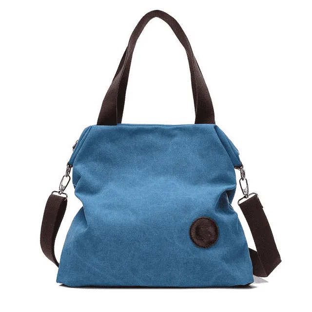 Casual Large Capacity Leather Shoulder Bag for Women