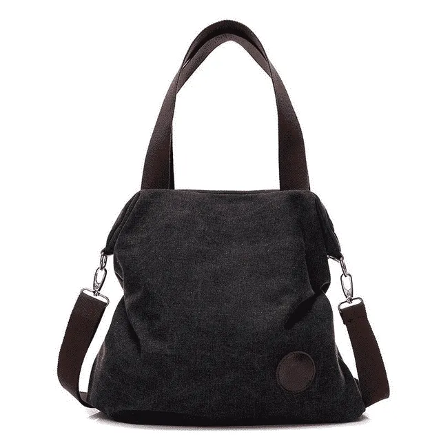 Casual Large Capacity Leather Shoulder Bag for Women