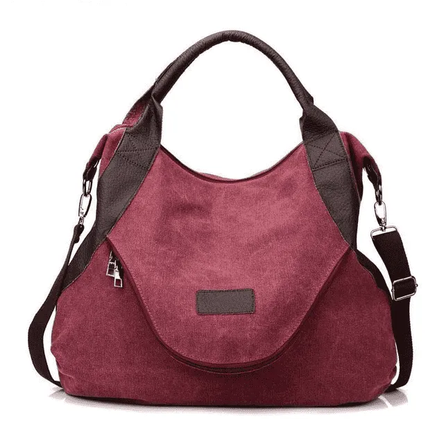 Casual Large Capacity Leather Shoulder Bag for Women