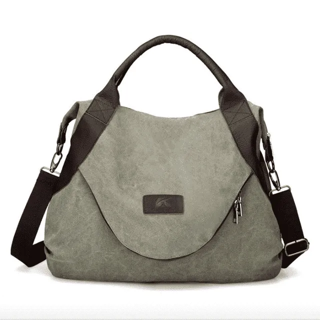 Casual Large Capacity Leather Shoulder Bag for Women