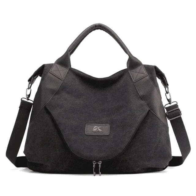 Casual Large Capacity Leather Shoulder Bag for Women