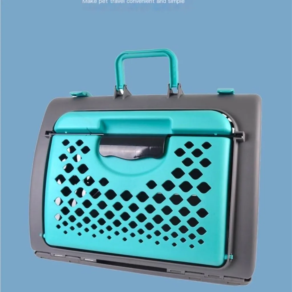 Cat Bag Pet Airline Box, Foldable Travel Handbag, Dog Cage, Cat Kennel, Travel Pet Backpack, Outdoor Travel Pet Box Cat Carrier(Red)