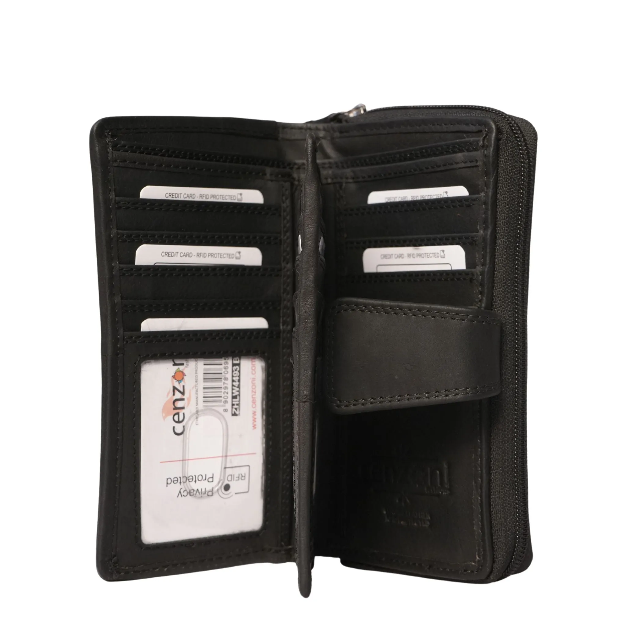 Cenzoni Hairon Ladies Long Wallet - ZHLW4493