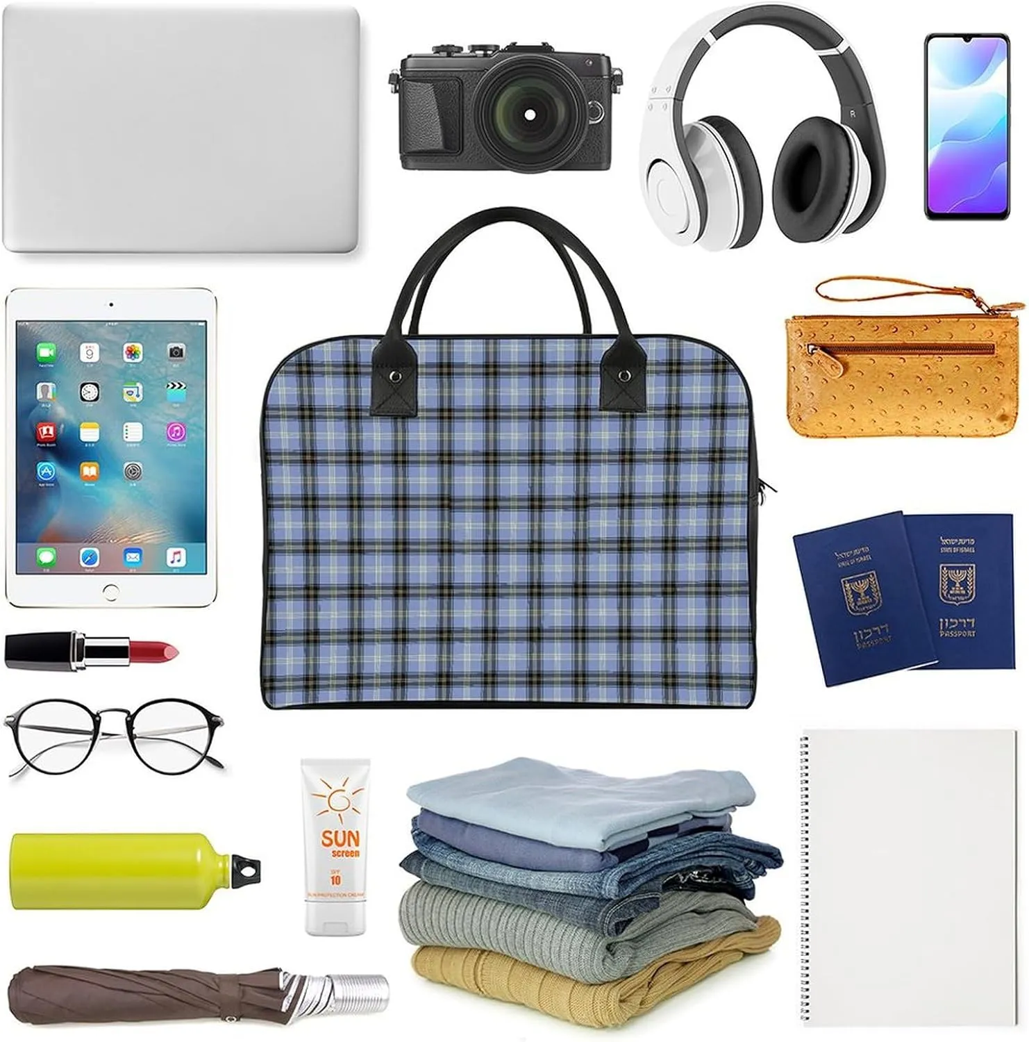 Clan MacArthur Arthur Fashionable Large Capacity Travel Handbag Unisex