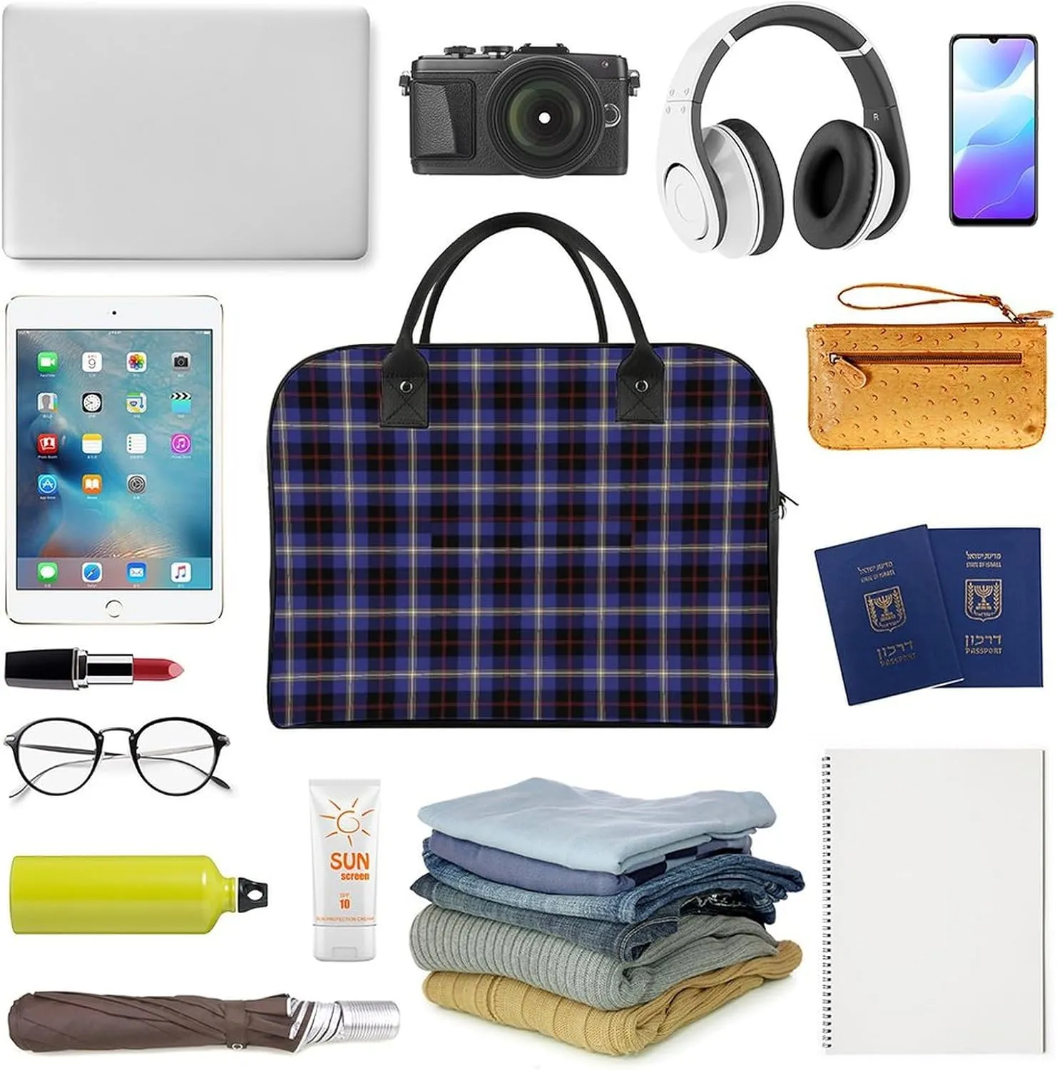Clan MacArthur Arthur Fashionable Large Capacity Travel Handbag Unisex